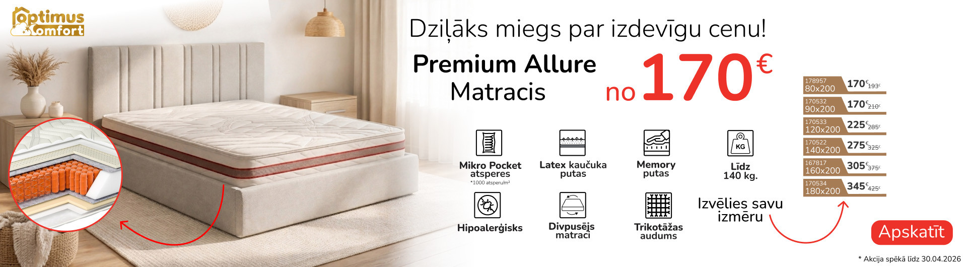 OPTIMUS MĒBELES ™